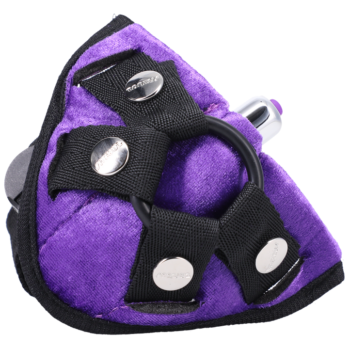 Velvet Vibrating Harness Lilac