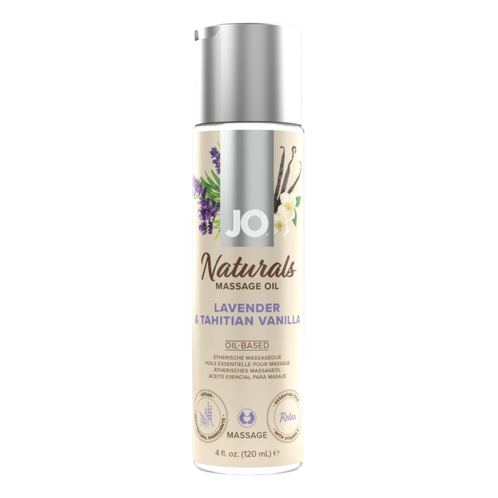 JO Naturals - Lavender & Vanilla - Massage 4 floz / 120 mL