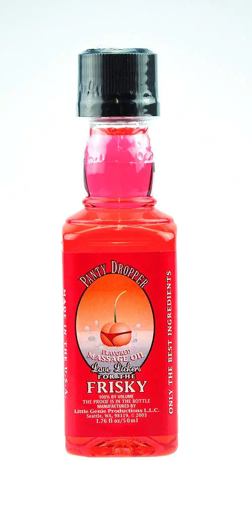 Love Lickers Cherry Flavored Warming Oil (Edible) Rub it on/ Lick it Off (Sexy Body Oil) (Kinky Erotic Massage)