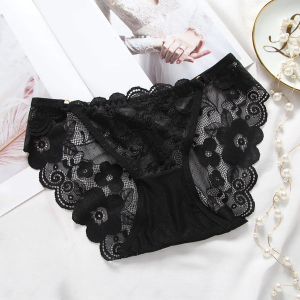 Lace Low Waist Sexy Lingerie Panties For Women Plus Size Slim Fit Lace Panties Sexy Lingerie Long Boy Shorts Underwea