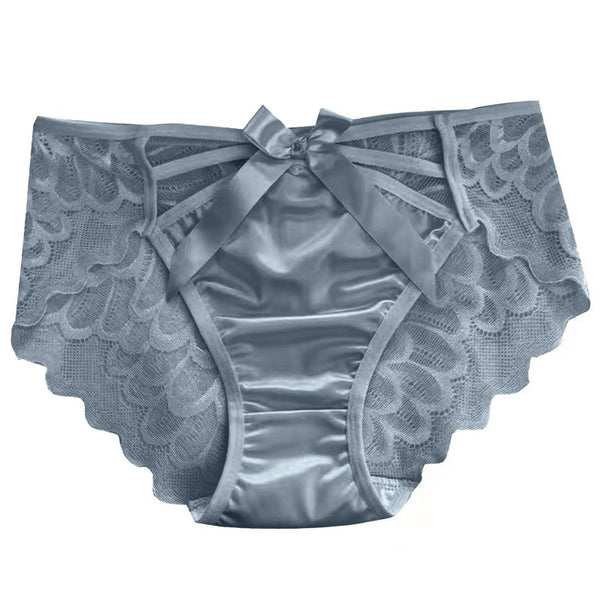 Sexy Lace Panties For Women Butterfly Decoration Girls Imitate Lingerie Lady Briefs Panty Female Mid Waist Underwear Hot Sale